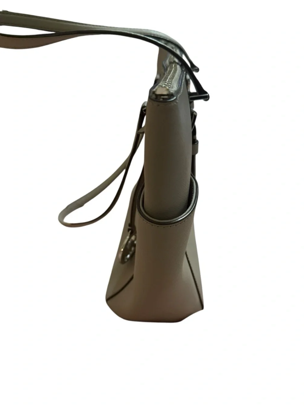 Michael Kors Gray Saffiano Leather Tote Bag